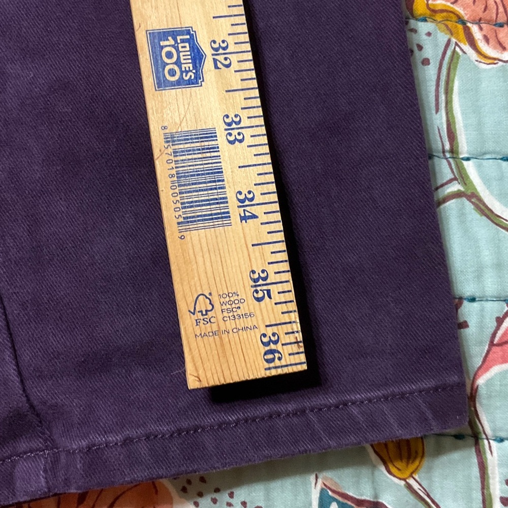 Gloria Vanderbilt Straight Leg Women's Jeans in Deep Purple - Picture 7 of 11